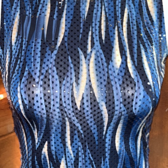 $45 A. Byer Beautiful dramatic color Tank top Jr S - Picture 6 of 12